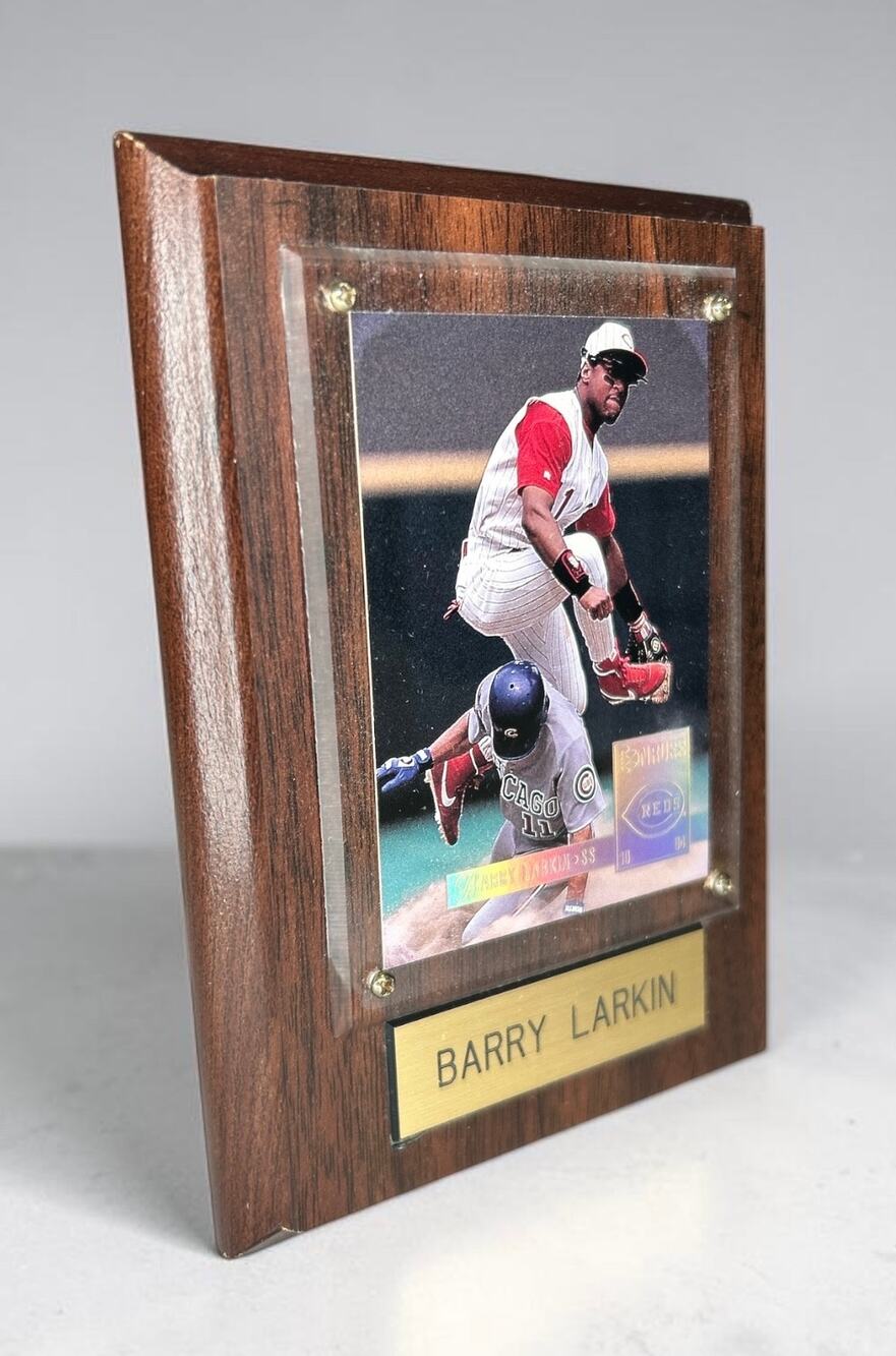 Barry Larkin 1994 Donruss Special Edition #45 Cincinnati Reds Wood Card Plaque